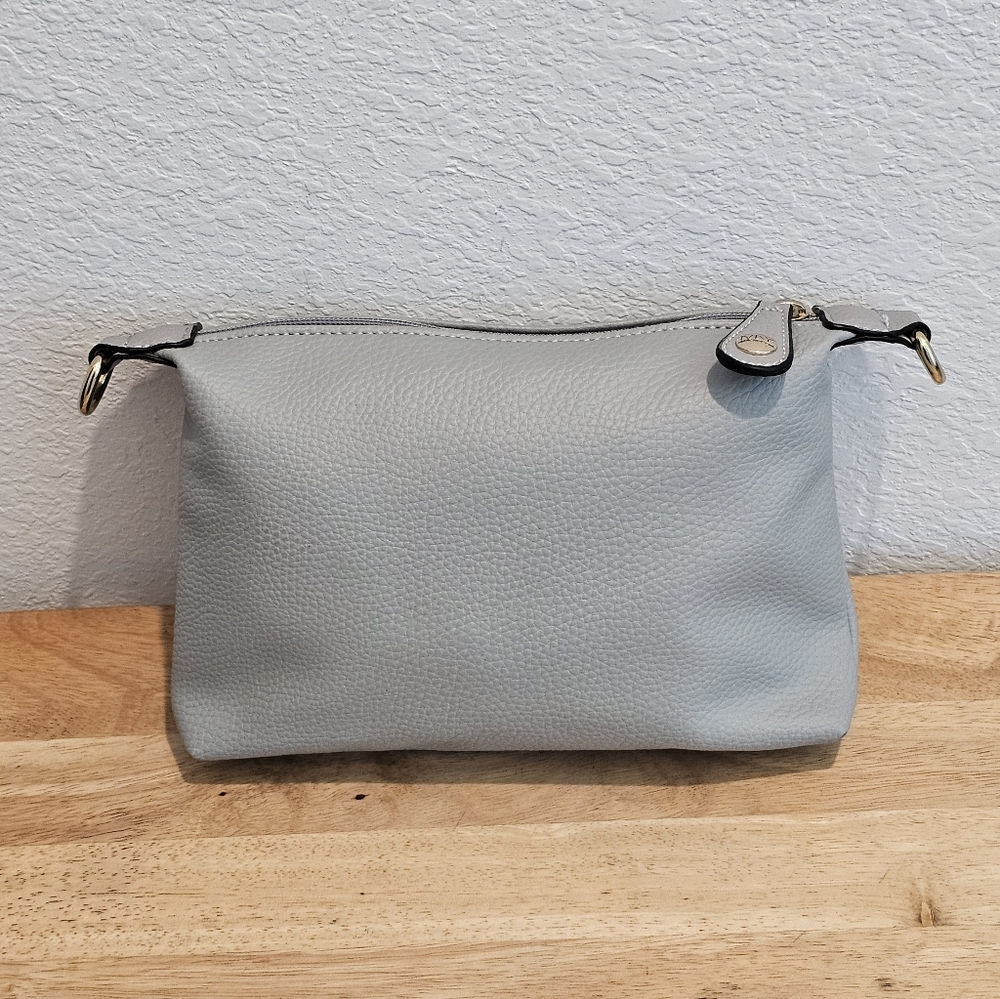 Marc Fisher 3-in-1 Grey Clutch (Crossbody/Wristlet Capable)